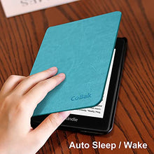 Load image into Gallery viewer, CoBak Kindle Paperwhite Case - All New PU Leather Smart Cover with Auto Sleep Wake Feature for Kindle Paperwhite 10th Generation 2018 Released, Sky Blue
