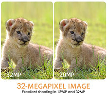 Load image into Gallery viewer, BlazeVideo WiFi Deer &amp; Trail Game Camera 32MP 1296P No Glow Night Vision Time Lapse Waterproof Motion Activated Photo &amp; Video Model for Wildlife Scouting Hunting &amp; Home or Backyard Security
