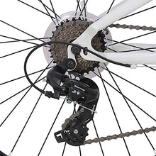 Load image into Gallery viewer, Hiland 26 Inch Mountain Bike for Women 21Speed MTB Bicycle 18 Inch Suspension Fork Urban Commuter City Bicycle White&amp;Black
