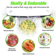 Load image into Gallery viewer, TashiLiving Vacuum Sealer Bags for food 11x16 inch - 100 Count,Gallon Size Freezer Sous Vide Pre-cut Bags - 4mil BPA-Free
