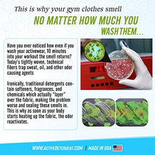 Load image into Gallery viewer, Active Wear Laundry Detergent &amp; Soak - Formulated for Sweat and Workout Clothes - Natural Performance Concentrate Enzyme Booster Deodorizer - Powder Wash for Activewear Gym Apparel (90 Loads)
