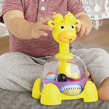 Load image into Gallery viewer, Playskool Giraffalaff Tumble Top Spinning and Popping Cause and Effect Toy for Babies and Toddlers 1 Year and Up (Amazon Exclusive)
