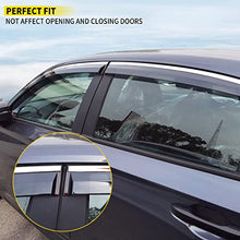 Load image into Gallery viewer, Maxzina Fit 2022 Honda Civic Rain Sun Shade Window Deflectors Shield Wind Guard Side-Custom Fit 4 Pcs Set for Honda Civic Sedan Accessories
