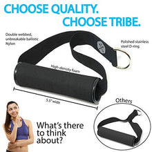Load image into Gallery viewer, TRIBE PREMIUM Resistance Bands Set for Exercise, Workout Bands for Men with Fitness Tension Bands, Handles, Door Anchor, Ankle Straps, Carry Bag &amp; Advanced eBook - Strength Training, Home Gym &amp; More!!
