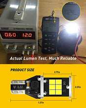 Load image into Gallery viewer, AUXITO 912 921 LED Bulb for Backup Light Reverse Lights High Power 2835 15-SMD Chipsets Error Free T15 906 922 W16W Bulbs, 6000K White (Upgraded, Pack of 2)
