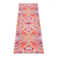 Load image into Gallery viewer, YOGA DESIGN LAB | The Combo Yoga MAT | 2-in-1 Mat+Towel | Eco Luxury | Ideal for Hot Yoga, Power, Bikram, Ashtanga, Sweat | Studio Quality | Includes Carrying Strap! (Kaleidoscope, 3.5mm)
