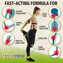 Load image into Gallery viewer, Hempvana Relief Cream with Seed Extract - Relieves Inflammation, Muscle, Joint, Back, Knee, Nerves and Arthritis – Made in USA 4oz Paraben Free, Vegan, Cruelty-Free As Seen On TV
