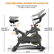 Load image into Gallery viewer, Cyclace Indoor Exercise Bike Stationary Cycling Bike with Ipad Holder for Home Workout
