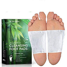 Load image into Gallery viewer, [UPGRADED-2020] True Kaizen Premium Lavender Green Tea Rose &amp; Ginger Foot Patch Pads, 2-in-1 Strong Adhesive, 100% Natural Ingredients - Improve Sleep &amp; Relief - eBook Included – 20 Pack

