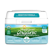 Load image into Gallery viewer, Happy Baby Organic Infant Formula, 1-12 Months, 21 Ounce, 4 Count, Complete Nutrition for Babies Sensitive to Lactose, with Key Vitamins &amp; Minerals, Prebiotics, and Milk from Organic Dairy Farms
