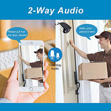 Load image into Gallery viewer, 3MP WiFi Camera Outdoor, SV3C 3 Megapixels HD Security Camera, 2-Way Audio Surveillance Camera, Motion Detection IR LED Night Vision IP Camera, Indoor Outside Waterproof CCTV Support Max 128GB SD Card

