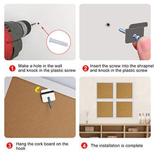 Load image into Gallery viewer, Board2by Cork Bulletin Boards 12 X 12, White Framed Cork Tiles, Wall Mounted Corkboards for Walls, Small Pin Board 1/2 Inch Thick, Mini Wall Bulleting Board with 16 Push Pin Wood Clips, 4 Pack
