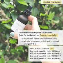 Load image into Gallery viewer, Peptide Complex Serum - BEST Anti Aging Serum - Anti Wrinkle Skin Care - Advanced Delivery - Facial Skin Care - Natural &amp; Organic - Plump, Smooth and Even Skin - For Collagen Production &amp; Optimal Skin Health - Amazing Guarantee 1oz
