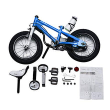 Load image into Gallery viewer, RoyalBaby Kids Bike Boys Girls Freestyle BMX Bicycle with Training Wheels Gifts for Children Bikes 12 Inch Blue

