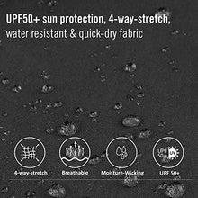 Load image into Gallery viewer, BALEAF Women's Hiking Cargo Pants Outdoor Lightweight Capris Water Resistant UPF 50 Zipper Pockets Black Size M
