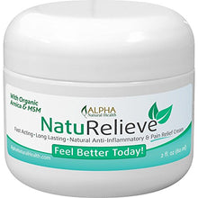 Load image into Gallery viewer, Organic Arnica &amp; MSM Natural Pain Relief Cream Without All The Chemicals. Topical Analgesic. Other Benefits: Insect Bites, Poison Ivy
