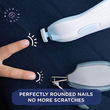 Load image into Gallery viewer, Nolla Kids Baby Nail Trimmer Electric - Electric Nail File Baby - Baby Nail File - Safe Baby Nail Clippers Manicure Set - Trim Polish Grooming Kit For Infant Newborn Toddler Adult Toes and Fingernails

