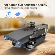 Load image into Gallery viewer, NEHEME NH525 Foldable Drones with 720P HD Camera for Adults, RC Quadcopter WiFi FPV Live Video, Altitude Hold, Headless Mode, One Key Take Off for Kids or Beginners with 2 Batteries 22mins
