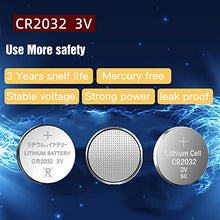 Load image into Gallery viewer, 50 pcs Pack - CR2032 Battery 3v Lithium Button Cell Coin 2032 Battery Nightkonic

