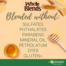 Load image into Gallery viewer, Garnier Haircare Whole Blends Sulfate Free Remedy Honey Treasures Replenishing Shampoo and Conditioner, Nourishes and Protects Very Damaged Hair, with Mask Sample (Package May Vary),, 12 Fl Oz
