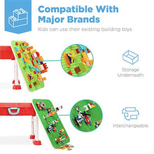 Load image into Gallery viewer, Best Choice Products Kids 8-in-1 Activity Table, Mobile, Collapsible Building Block Station for Toddlers, Indoor &amp; Outdoor with Small &amp; Large Block Compatibility, Dry Erase Easel, Storage, Sandbox
