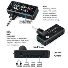 Load image into Gallery viewer, Donner Guitar Headphone AMP Heavy Metal Pocket FX Chorus Rechargeable Mini Practice Amplifier
