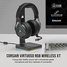 Load image into Gallery viewer, CORSAIR VIRTUOSO RGB WIRELESS XT High-Fidelity Gaming Headset with Bluetooth and Spatial Audio - Works with Mac, PC, PS5, PS4, Xbox series X/S - Slate
