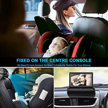 Load image into Gallery viewer, Shynerk Baby Car Mirror, 4.3'' HD Night Vision Function Car Mirror Display, Safety Car Seat Mirror Camera Monitored Mirror with Wide Crystal Clear View, Aimed at Baby, Easily Observe the Baby’s Move
