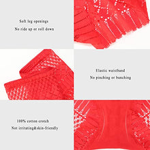 Load image into Gallery viewer, YINLANG Women's Lace Underwear High Waisted Sexy Boy Short Panties Hipster Briefs 4 Pack
