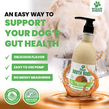 Load image into Gallery viewer, Doggie Dailies Bone Broth for Dogs, 16 FL OZ, Probiotics for Dogs to Support Proper Digestion &amp; Bowel Health, Tasty Chicken Dog Bone Broth Recipe Nourishes Natural Gut Bacteria
