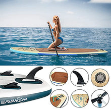 Load image into Gallery viewer, WOOWAVE Inflatable Stand Up Paddle Board, 10'6×34''×6' Ultra-Light (16.72lbs) Non-Slip Deck SUP with Premium Accessories &amp; Fibreglass Adjustable Paddle, Durable and Stable Wide Stance for Youth Adults
