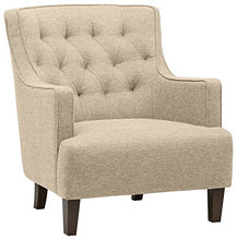 Load image into Gallery viewer, Amazon Brand – Stone &amp; Beam Decatur Modern Tufted Wingback Living Room Accent Chair, 32.3"W, Oatmeal
