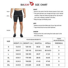 Load image into Gallery viewer, BALEAF Men's Cycling Shorts 3D Padded Bike Bicycle Clothes Road Biking Tights MTB Cycle Pockets UPF 50+ Black Size XXXL
