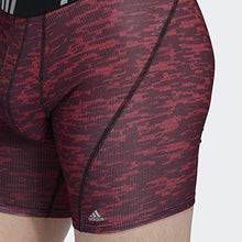 Load image into Gallery viewer, adidas Men's Sport Performance Mesh Boxer Brief Underwear (2-Pack), Active Maroon Conspire Onix, Small
