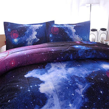 Load image into Gallery viewer, A Nice Night Galaxy Bedding Sets Outer Space Comforter 3D Printed Space Quilt Set Full Size
