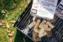 Load image into Gallery viewer, Grill Trade Firestarters - Natural Fire Starters Burn Wood Stove Grill Fireplace Camping Pit BBQ Charcoal Chimney Pizza Oven - 50 Firelighters in Box
