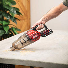 Load image into Gallery viewer, SKIL PWRCore 20V Handheld Vacuum, Includes 2.0Ah Lithium Battery and PWRJump Charger - VA593602
