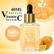 Load image into Gallery viewer, Vitamin C Serum for Face, BREYLEE Moisturizing Serum Hydrating &amp; Brightening Serum for Dark Spots Hyaluronic Acid Fine Lines and Wrinkles 1.41fl oz
