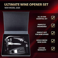 Load image into Gallery viewer, VINVOLI Wine Opener Set - Luxury Wine Bottle Opener Kit - Rabbit Wine Opener Set for Woman - Rabbit Wine Corkscrew Opener for Wine Bottles - Rabbit Wine Bottle Openers Set - Wine Cork Opener Kit
