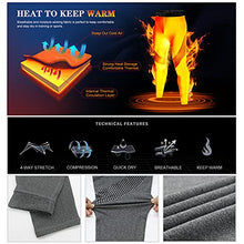 Load image into Gallery viewer, MEETWEE Thermal Pants for Men, Winter Base Layer Long Johns Compression Tights Wintergear Cold Weather for Heat Retention (Grey+Blue, Large)
