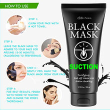 Load image into Gallery viewer, Blackhead Remover Mask Valuable 3-in-1 Kit Nature Nation Purifying Peel Off Mask, With 5 Blackhead &amp; Pimple Comedone Extractors and Silicone Brush, Deep Cleansing Blackheads Removal Mask Kit
