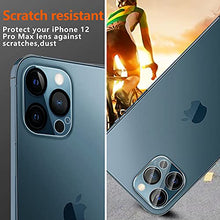 Load image into Gallery viewer, Ferilinso 2 Pack Screen Protector for iPhone 12 Pro Max with 2 Pack Camera Lens Protector [Tempered-Glass] [Military Protective] [HD Clear] [Case Friendly] [Anti-Fingerprint]
