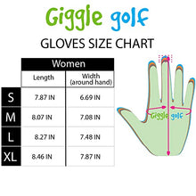 Load image into Gallery viewer, Giggle Golf Women's Golf Glove (Small, Worn On Left Hand, Black Halloween)
