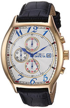 Load image into Gallery viewer, Invicta Men's 14330 Specialty 18k Yellow Gold-Plated Watch with Three Interchangeable Leather Bands
