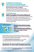 Load image into Gallery viewer, AZO Complete Feminine Balance Daily Probiotics for Women - 30 Count - Clinically Proven to Help Protect Vaginal Health - Clinically Shown to Work in 7 Days*
