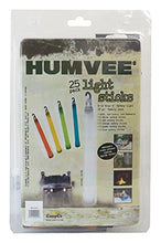 Load image into Gallery viewer, HUMVEE HMV-6-FP25 6-Inch Weatherproof Lightsticks with 8-12-Hour Glow Time, 25-Piece Set, Assorted Colors
