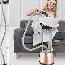 Load image into Gallery viewer, CWH&amp;WEN 2000W Garment Steamer with Quick Heat Element, Vertical/Handheld Clothes Steamers with 9 Steam Levels, Fabric Brush, 360° Rolling Hanger for All Garments
