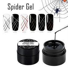 Load image into Gallery viewer, Pulling Line Silk ROSALIND Spider Gel Nails Sets, 6 Colours Nail Art DIY Design Point To Line Drawing And Painting Decoration Draw Silk Varnish
