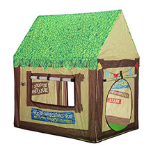 Load image into Gallery viewer, Swehouse Clubhouse Tent Kids Play Tents for Boys School Toys for Indoor and Outdoor Games Children Playhouse with Roll-up Door and Windows
