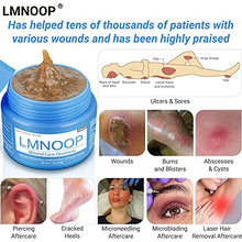 Load image into Gallery viewer, LMNOOP Wound Care Ointment: Pain Relief, Anti-Infection, Anti-inflammatory Cream for Chronic Wounds, Ulcers, Sores, Cuts, Piercing/Microneedling/Microblading/Laser Hair Removal/Tattoos Aftercare.
